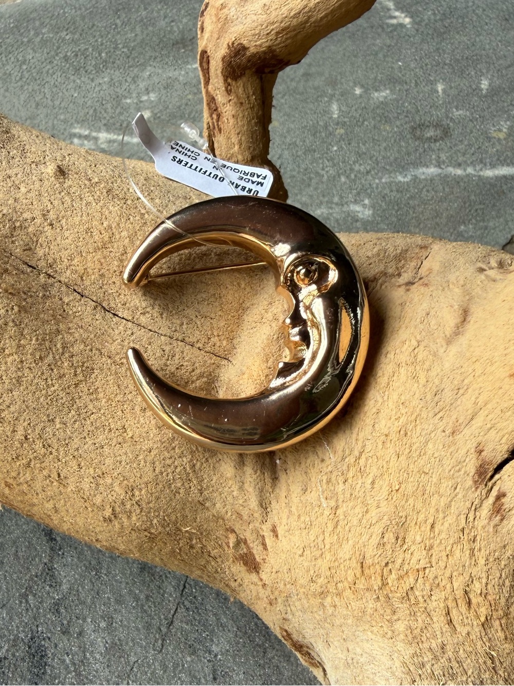 New🌟Gold Crescent Moon Statement Earring - Unbranded
